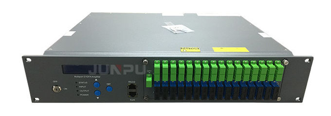 Junpu Catv Gpn 64 Port Wdm Edfa 1550nm Optical Amplifier 18dbm با کنترل وب 5
