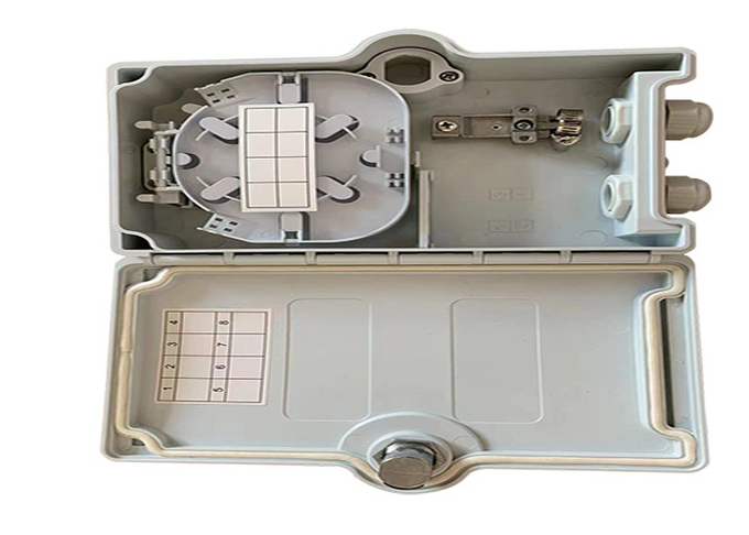 جعبه توزیع فیبر نوری فضای باز FTTH با آداپتور SC، IP55 ضد آب 0