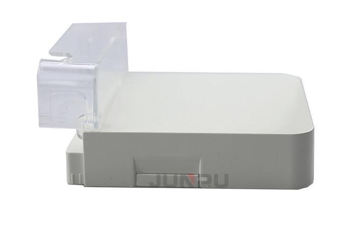درپوش شفاف گرد و غبار Ftth جعبه پایانه فیبر نوری PC ABS رنگ سفید 0